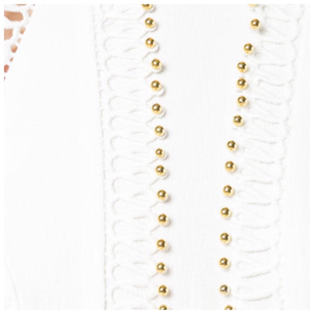 🛍 EMARI Gorgeous Beaded Cold Shoulder Dress - Picture 5 of 8